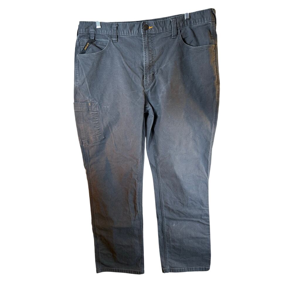 ARIAT Men’s Gray Rebar M4 Relaxed Straight Jeans / Size: 40x32